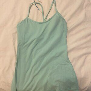 Light Teal Lululemon Y Tank